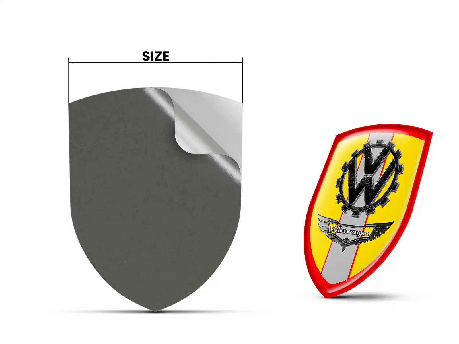 VW Domed Stickers Universal High Quality Professional
